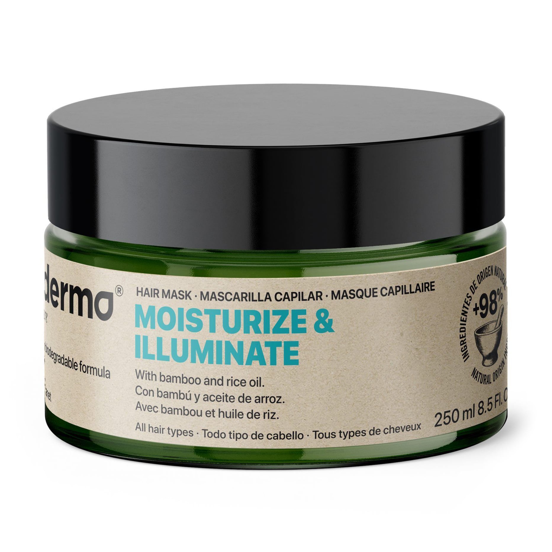 Маска Ecoderma Moisturize &amp; Illuminate Hair Mask для всіх типів волосся, 250 мл